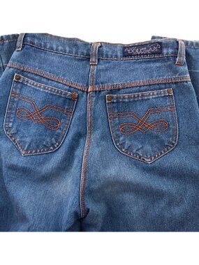 26x34 True Vintage Women's Jeans 1980's Boho Hippy Douglas Jeans High-Waisted